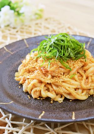 【楽めし】紫蘇明太うどん-レシピのメイン写真