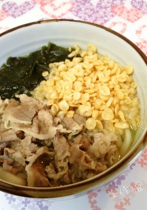 肉うどん-レシピのメイン写真