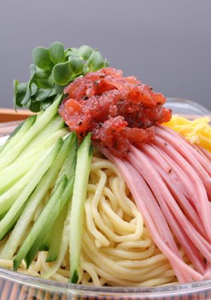 簡単!梅くらげの冷やし中華-レシピのメイン写真