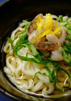 たこ七味柚子うどん-レシピのメイン写真