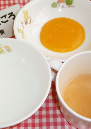 保育園離乳食5~6か月ごろ②じゃがトマト-レシピのメイン写真