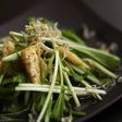 天然だしパックで作る 水菜のサラダ