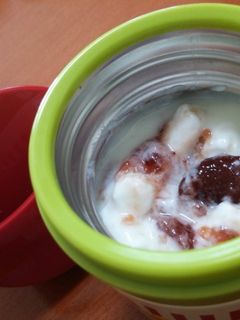 ヨーグルト*ビスケットケーキをお弁当に☆-レシピのメイン写真