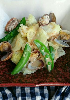まるごとキャベツの旨味たっぷりあさり蒸し-レシピのメイン写真