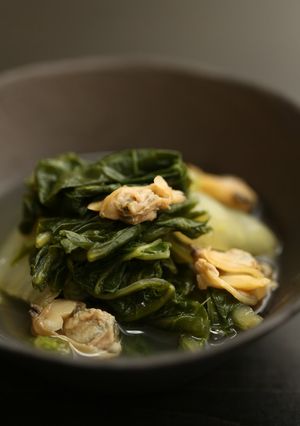 天然だしパックで作る 白菜とあさりの煮物-レシピのメイン写真
