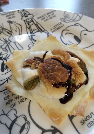 ワンタンの皮♪マシュマロナッツスイーツ-レシピのメイン写真