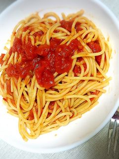 トマト缶でつくる簡単パスタ-レシピのメイン写真