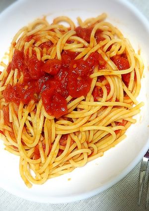 トマト缶でつくる簡単パスタ-レシピのメイン写真