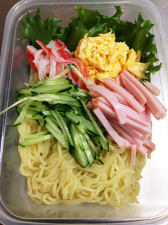冷麺のお弁当 ♪その1…冷やし中華-レシピのメイン写真