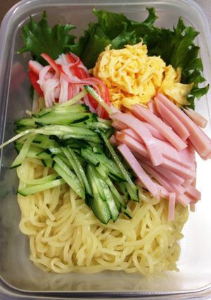 冷麺のお弁当 ♪その1…冷やし中華-レシピのメイン写真
