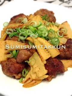 たけのこと牛肉団子のカレー炒め☆-レシピのメイン写真