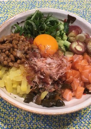 サーモンばくだん-レシピのメイン写真