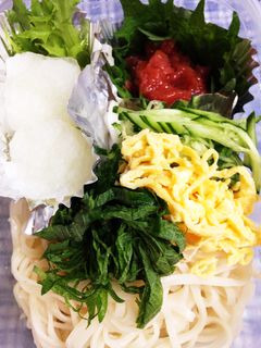 冷麺のお弁当♪その3…梅おろしうどん-レシピのメイン写真