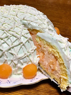 メロンムースのドームケーキ-レシピのメイン写真