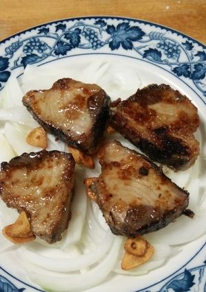 鰹のタタキでオリーブ油ステーキ-レシピのメイン写真