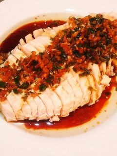 蒸し鶏と香味野菜のソース-レシピのメイン写真