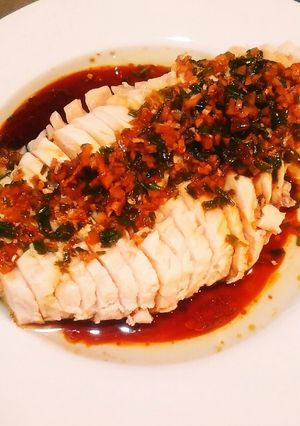蒸し鶏と香味野菜のソース-レシピのメイン写真