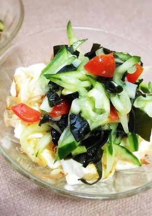 【簡単】コロコロ豆腐のさっぱりサラダ-レシピのメイン写真