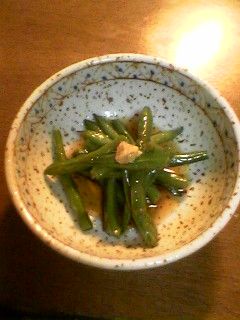 インゲンの揚げ煮-レシピのメイン写真