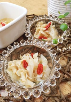 はなびらたけのレモンシロップ煮-レシピのメイン写真