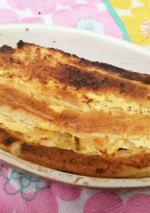 パン耳りんごフレンチトースト-レシピのメイン写真