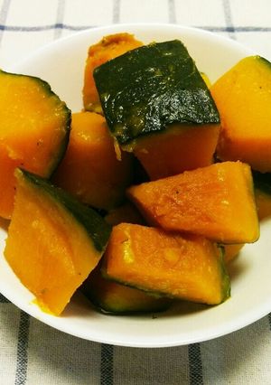 かぼちゃの煮物　砂糖と塩-レシピのメイン写真
