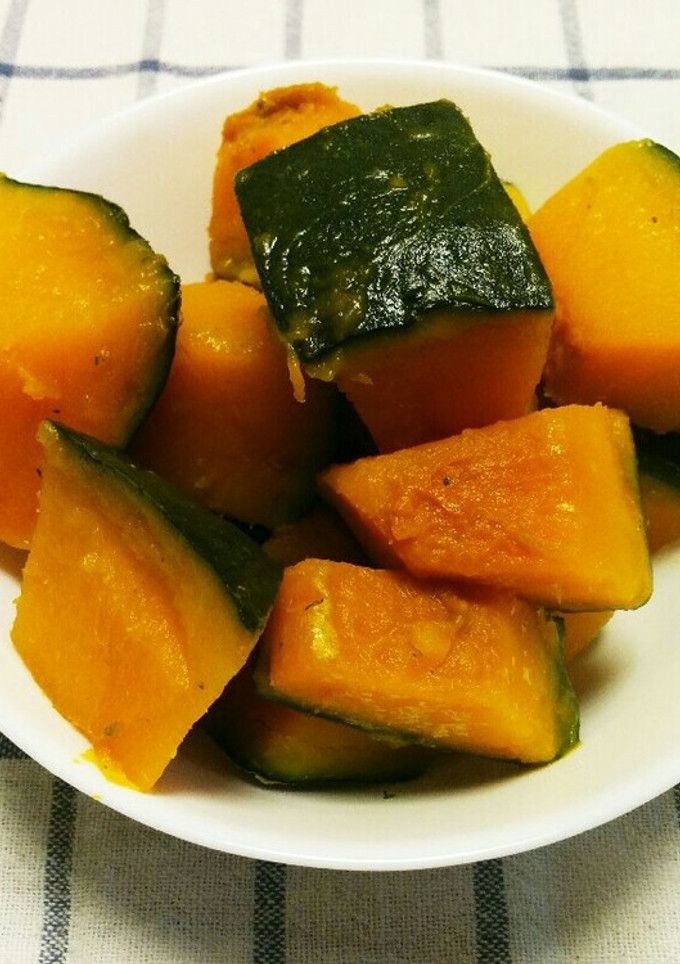 かぼちゃの煮物　砂糖と塩-レシピのメイン写真