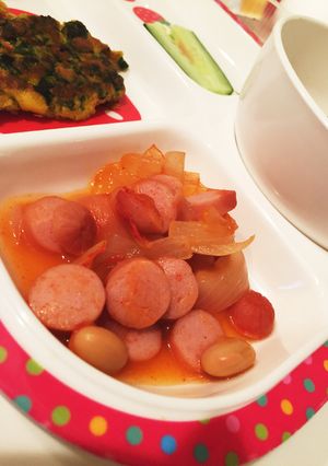 離乳食完了期♡ケチャップ煮-レシピのメイン写真