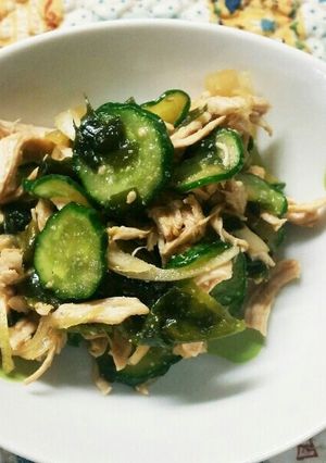 まなまゆへ♪鶏の胡麻酢和え-レシピのメイン写真