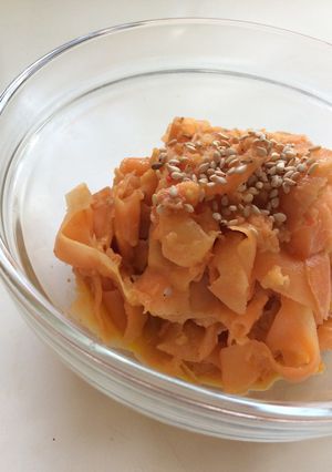 丸ごとにんじんのリボンサラダ-レシピのメイン写真