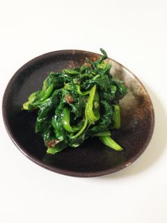 超簡単!ほうれん草の梅和え-レシピのメイン写真