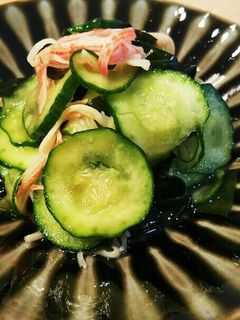 胡瓜とわかめとカニカマの酢の物☆-レシピのメイン写真