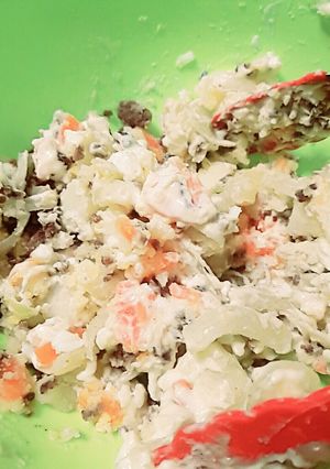ひき肉のポテサラ-レシピのメイン写真