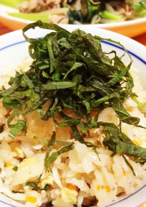 大葉が香る〜じゃこの炊き込みご飯☆-レシピのメイン写真
