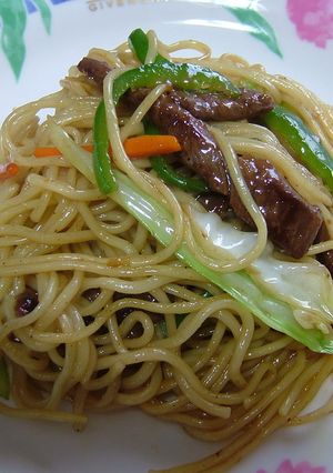 チンジャオロウスー風焼きそば-レシピのメイン写真