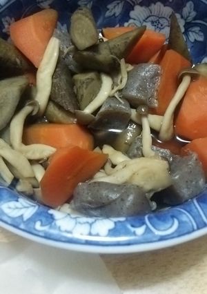 ゴボウと人参の煮物-レシピのメイン写真