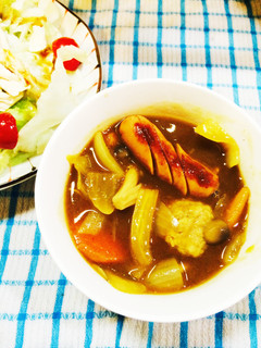 超簡単♡ズボラでスープカレー♫-レシピのメイン写真
