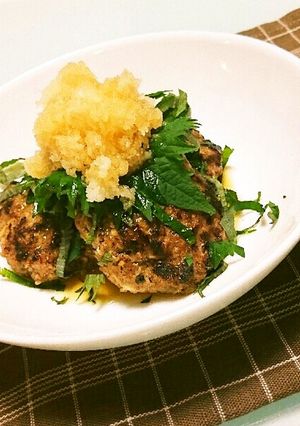 我が家のおろしそハンバーグ♪-レシピのメイン写真