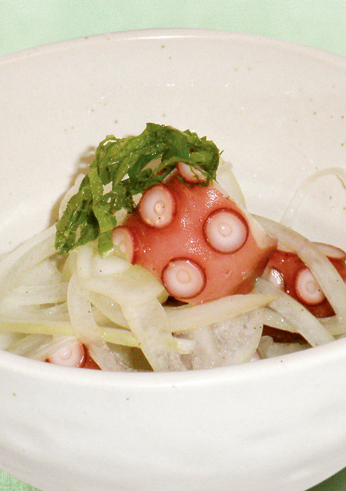玉ねぎとたこの酢の物-レシピのメイン写真