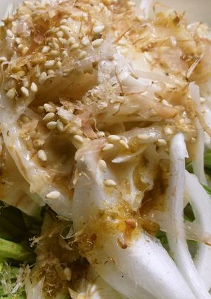 まるごと新玉ねぎとお豆腐と水菜のサラダ☆-レシピのメイン写真