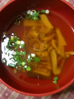 【男の料理】のしいかの澄まし汁-レシピのメイン写真