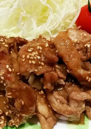 しっとり柔らかで簡単❤豚肉の甘辛炒め♪-レシピのメイン写真