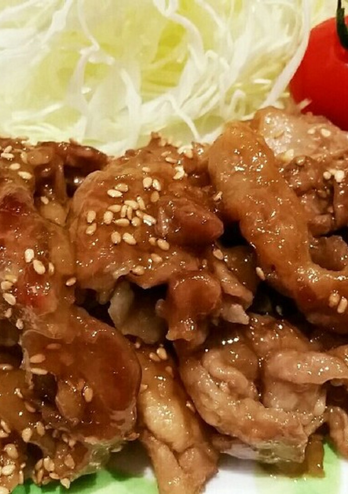 しっとり柔らかで簡単❤豚肉の甘辛炒め♪-レシピのメイン写真
