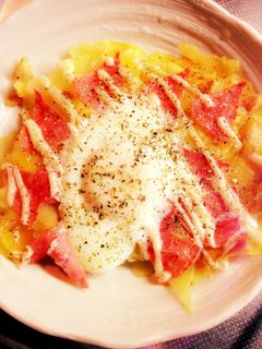 おつまみにも!ぽてたまチーズ焼き-レシピのメイン写真