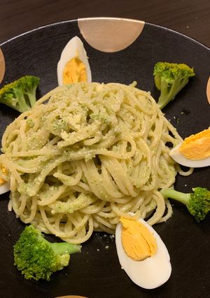 ブロッコリージェノベーゼ風パスタ-レシピのメイン写真