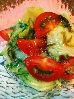 妊婦さんにも!野菜ともずく酢の和え物-レシピのメイン写真