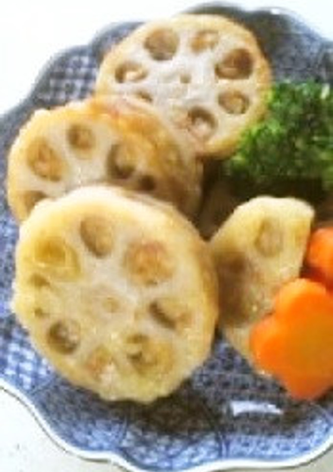 お手軽ツナで♡蓮根の挟み焼き♪-レシピのメイン写真