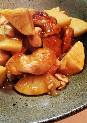 筍と竜田揚げのさっと煮-レシピのメイン写真