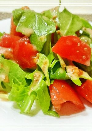 サラダ100選☆丸ごとトマトとルッコラ-レシピのメイン写真