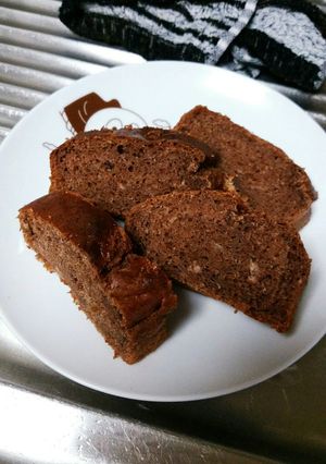 ヘルシーなバナナパウンドケーキ-レシピのメイン写真